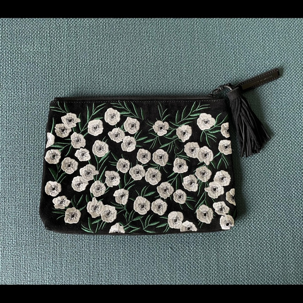 Loeffler Randall Suede Tassel Pouch / Clutch